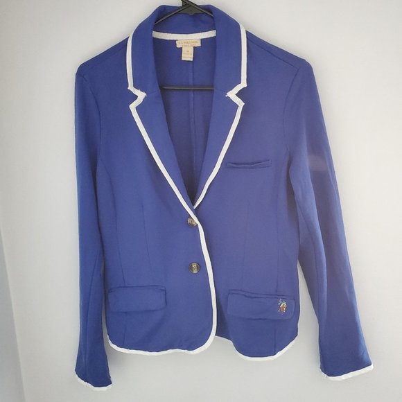 Ralph Lauren Rugby Quartet Varsity Oxford Ivy League Sport Coat Blazer, Blue, M - Picture 2 of 8